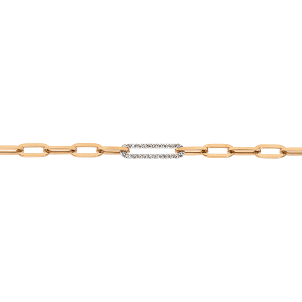 Pave Clip Link Bracelet - PRMAL
