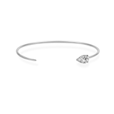 1ct Pear Bangle - PRMAL