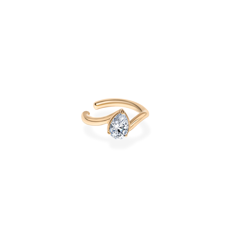 Pear Wave Ear Cuff - PRMAL