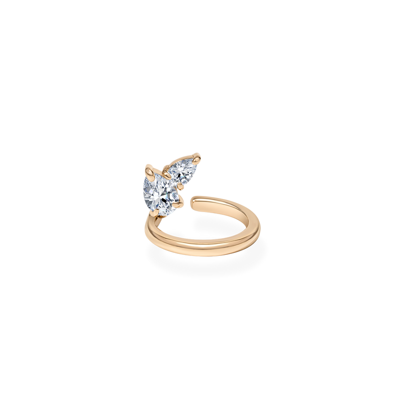 Duo Pear Peek Ear Cuff - PRMAL
