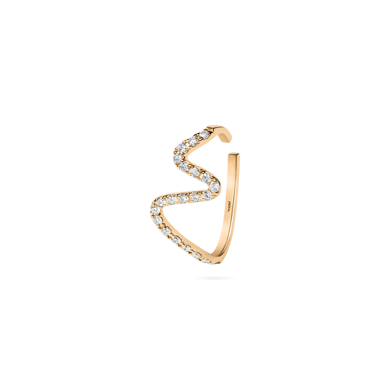 Sync Wave Ear Cuff - PRMAL