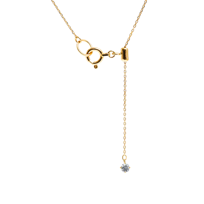 Lapse Diamond Wave Necklace - PRMAL