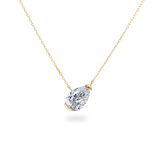 Facet 1ct Pear Necklace - PRMAL