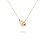 Facet 1ct Pear Necklace