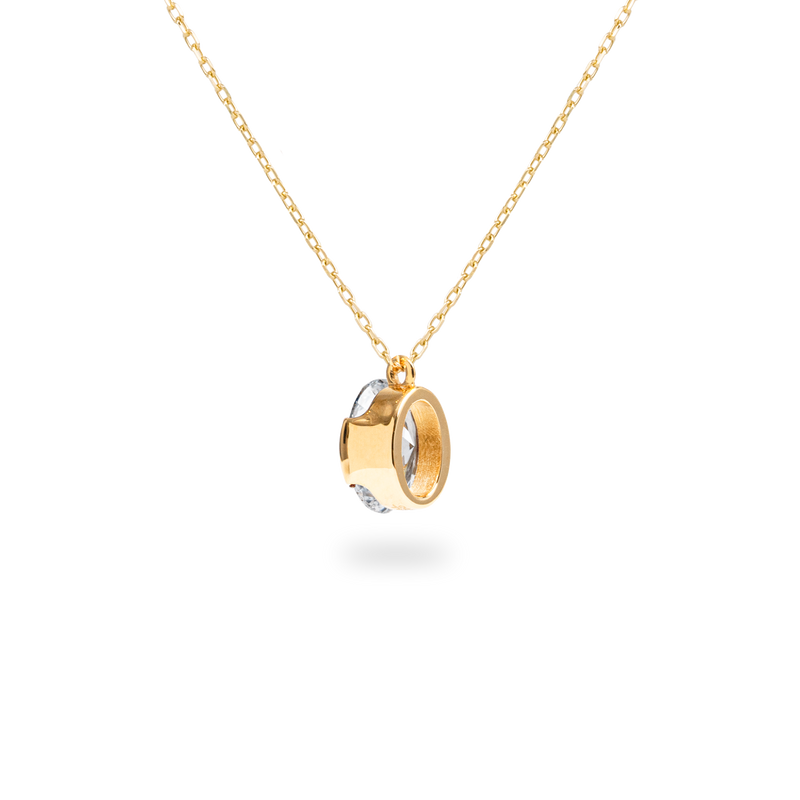 Facet 1ct Oval Necklace - PRMAL