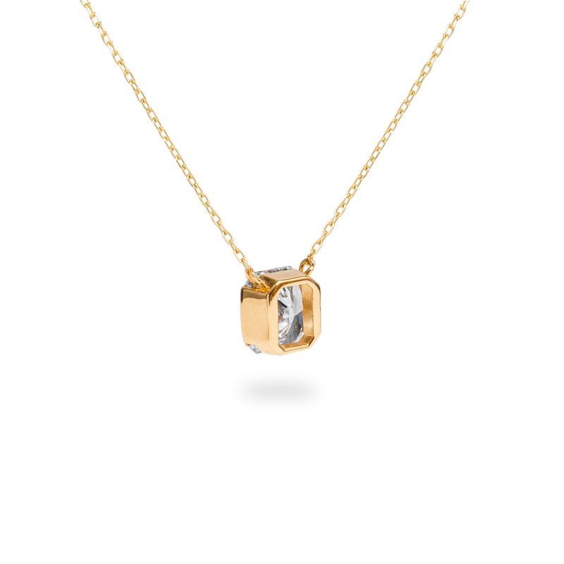 Facet 1ct Radiant Necklace