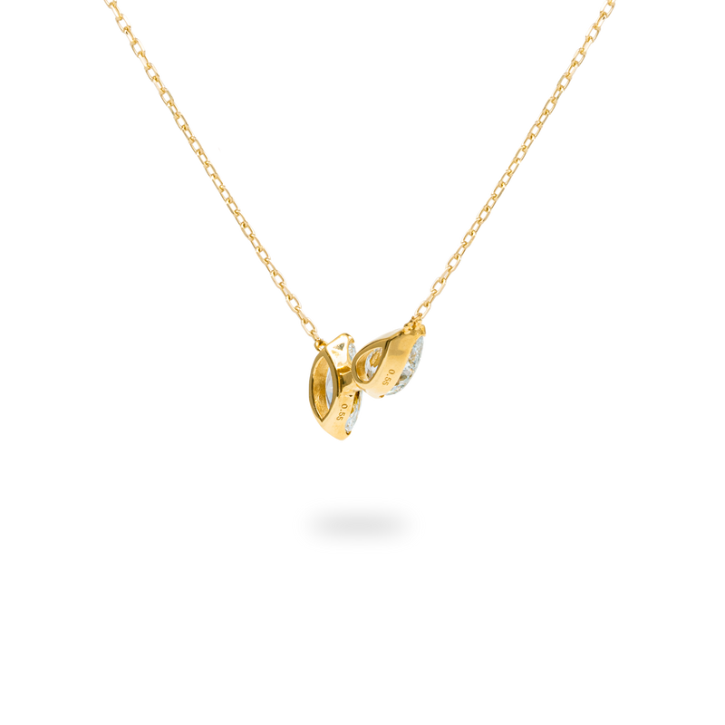 Pear Marquise Duo Necklace