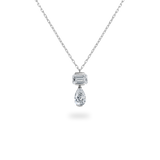 Emerald Pear Duo Necklace - PRMAL