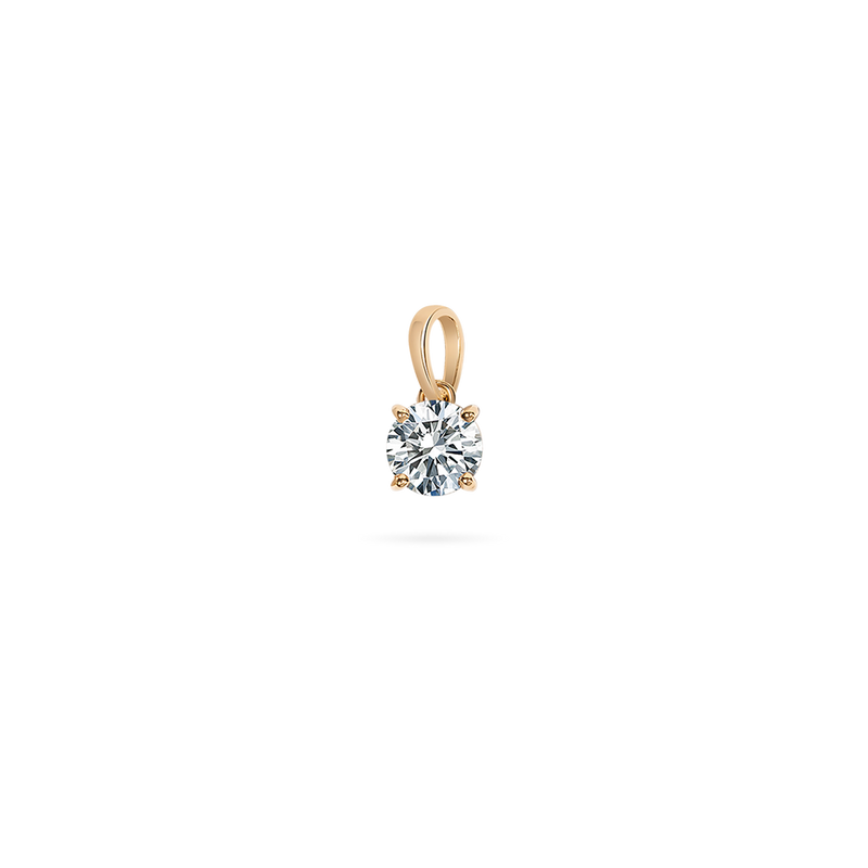 0.5ct Round Diamond Charm