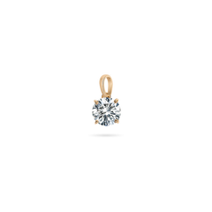 1ct Round Diamond Charm - PRMAL