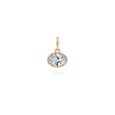 1ct Oval Diamond Charm - PRMAL