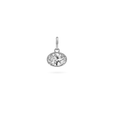 1ct Oval Diamond Charm - PRMAL
