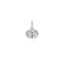 2ct Oval Diamond Charm - PRMAL