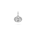 3ct Oval Diamond Charm - PRMAL
