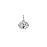 3ct Oval Diamond Charm - PRMAL
