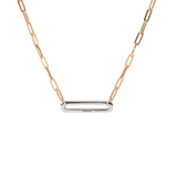 Pave Clip Necklace - PRMAL