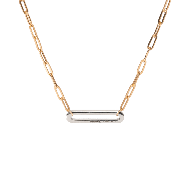 Pave Clip Necklace - PRMAL