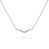 Trace Wave Solo Necklace - PRMAL