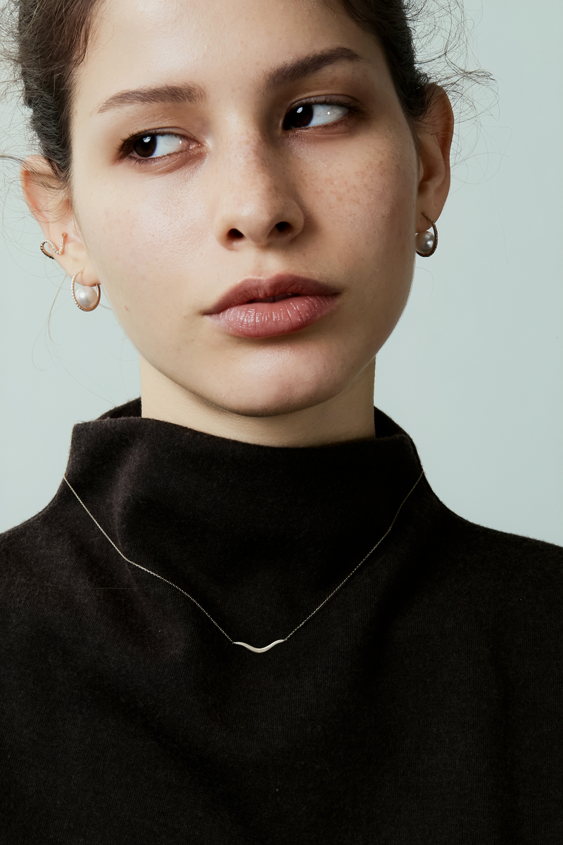 Trace Wave Solo Necklace - PRMAL