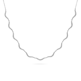 Trace Wave Eternity Choker Necklace - PRMAL
