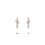 Frost Pear Stud Earring - PRMAL