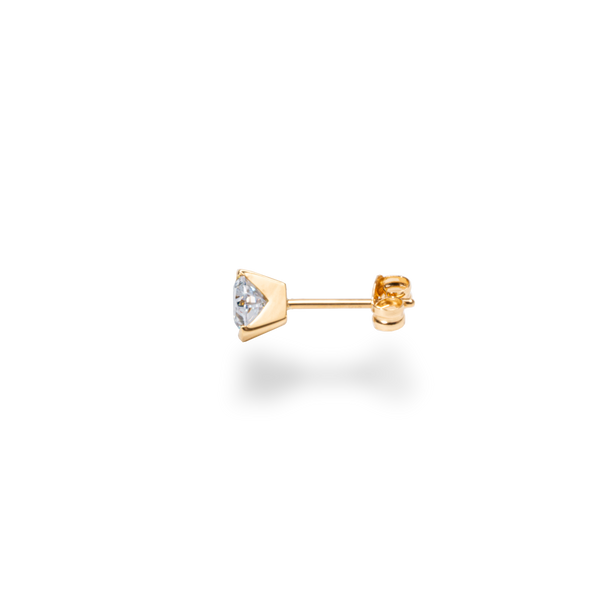 Facet 0.5ct Round Stud - PRMAL