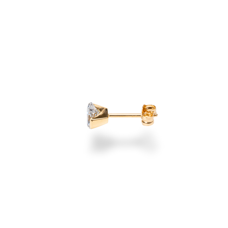 Facet 0.5ct Oval Stud - PRMAL