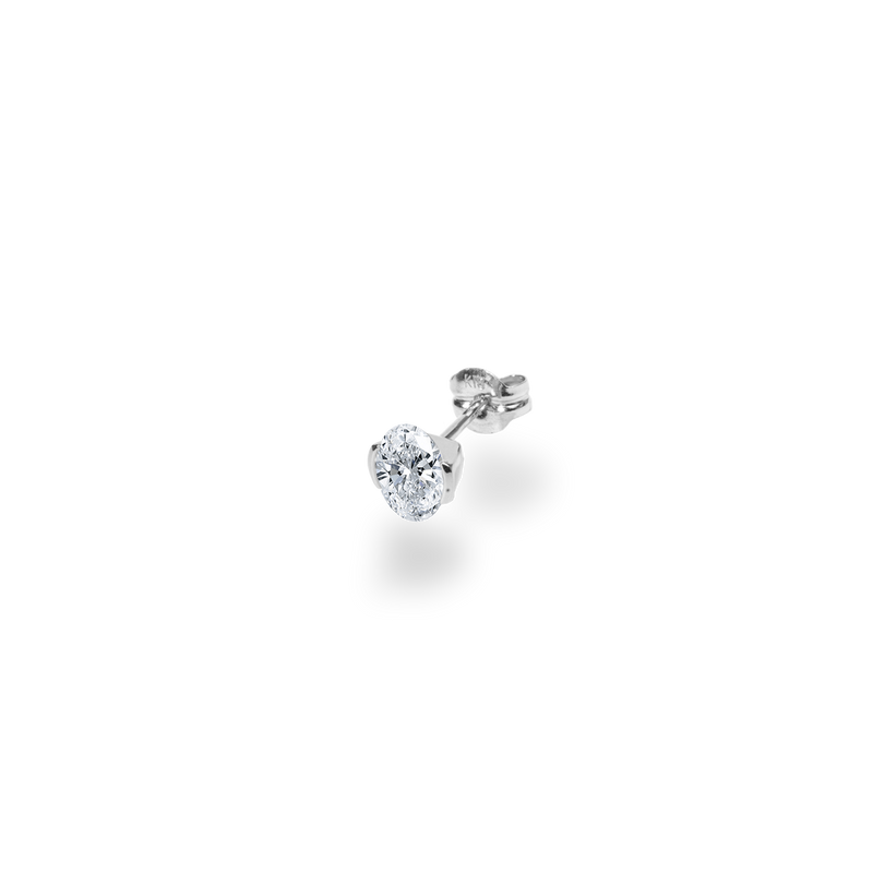 Facet 0.5ct Oval Stud