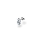 Facet 1ct Pear Stud - PRMAL