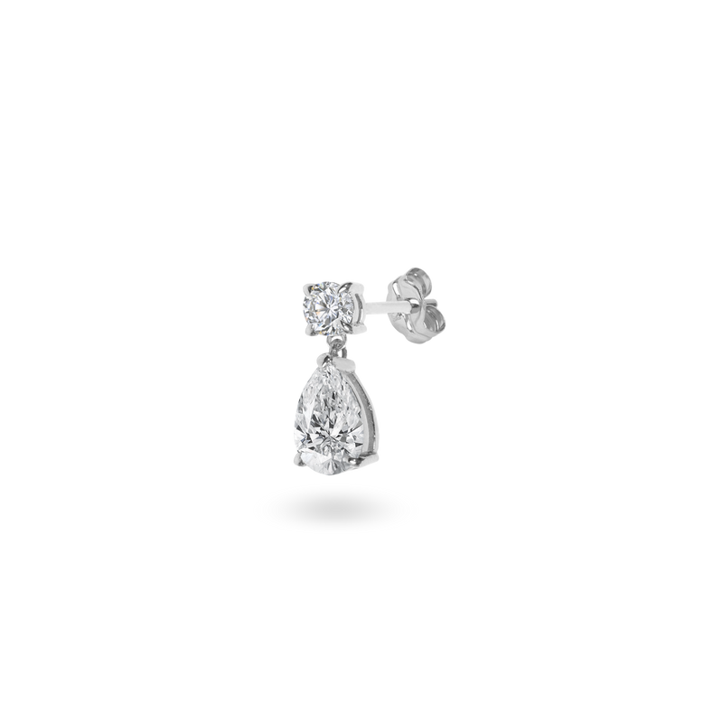 Pear Drop Diamond Earring - PRMAL