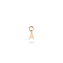 Letter Hoop Charm - PRMAL