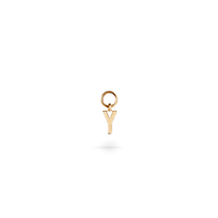 Letter Hoop Charm - PRMAL