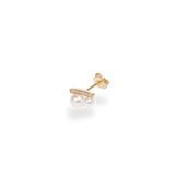 Drop Twin Pearl Earring - PRMAL