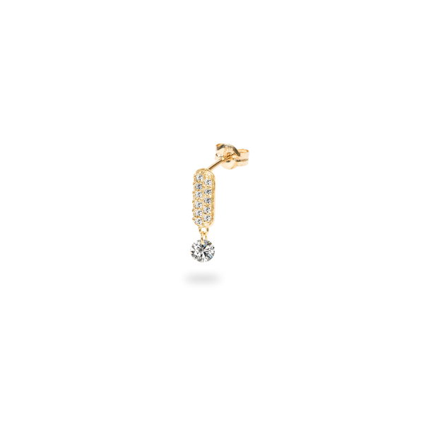 Dome Ray Diamond Earring [PRMAL × Sarah Iwata] - PRMAL