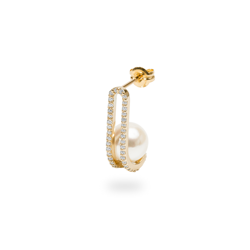 Double Lift Pearl Earring - PRMAL