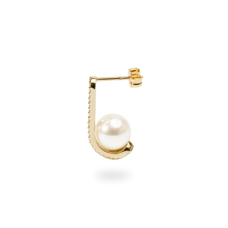 Double Lift Pearl Earring - PRMAL