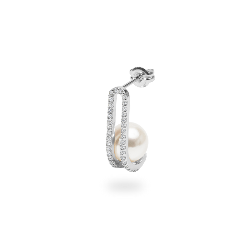 Double Lift Pearl Earring