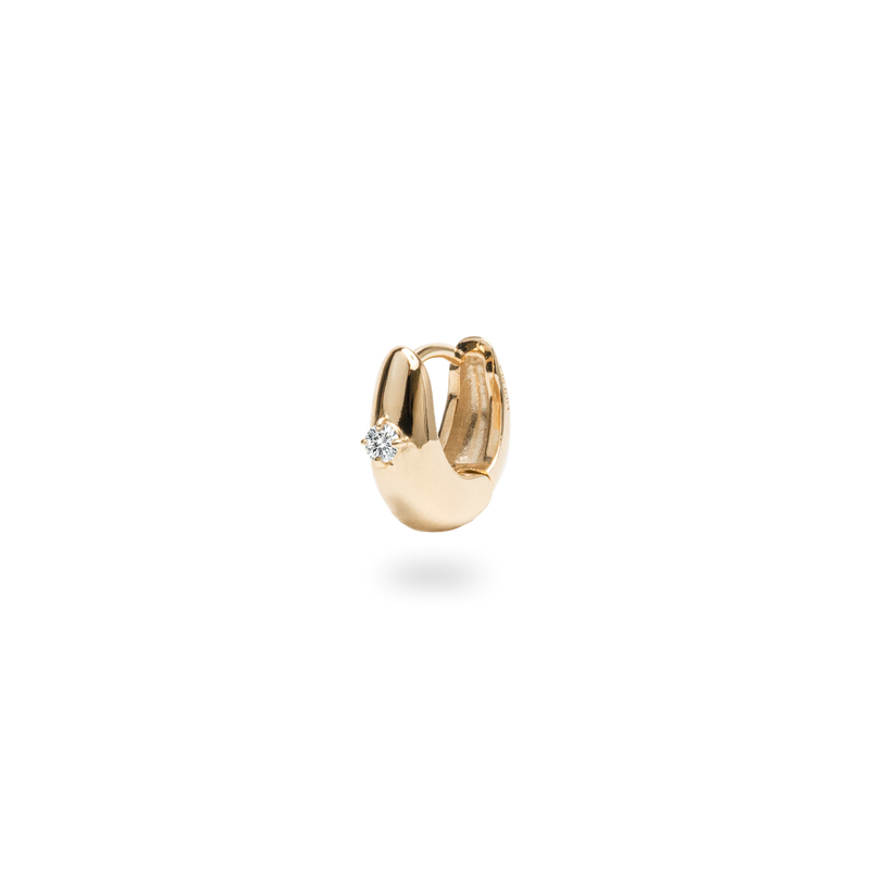 Drop Hoop Earring S - PRMAL