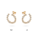Bubble Circle Earring M - PRMAL
