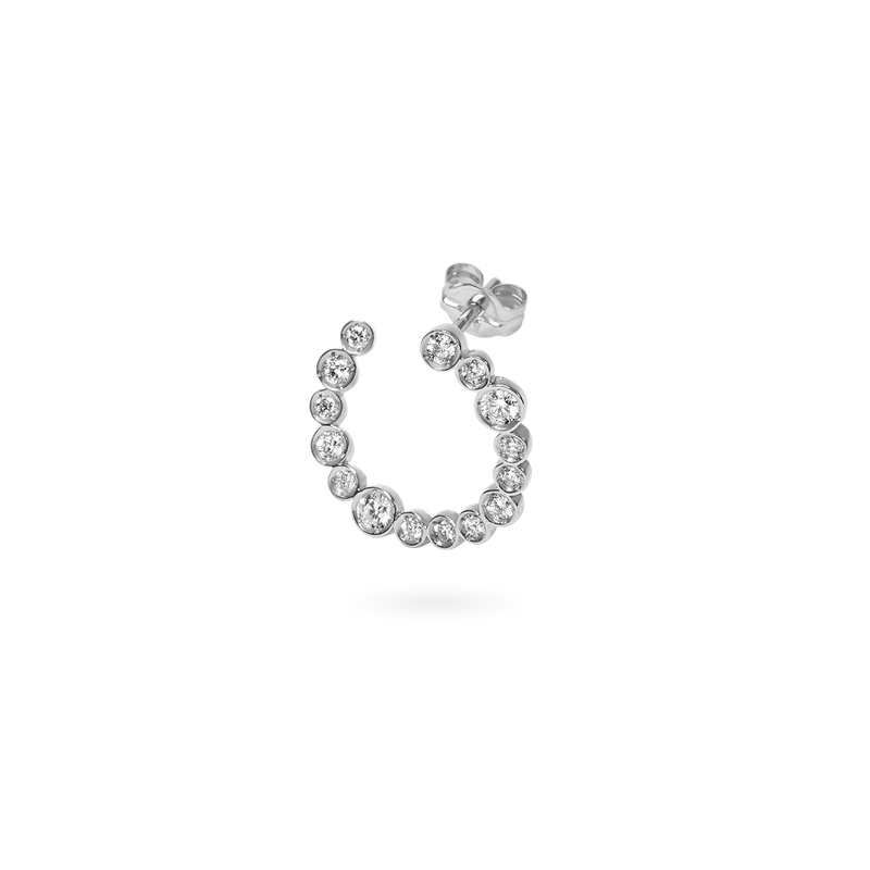 Bubble Circle Earring M - PRMAL