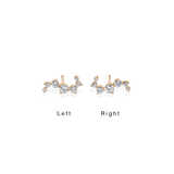 Lapse Diamond Wave Earring - PRMAL