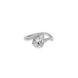 1ct Pear Wave Pinky Ring - PRMAL