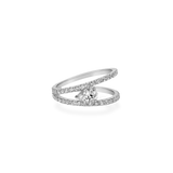Frost Pear Inset Ring - PRMAL