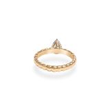Pula Puff Solitaire Ring [Pear] - PRMAL