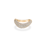Pave Wave Dome Ring - PRMAL