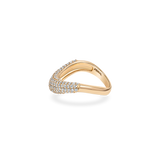 Pave Wave Dome Ring - PRMAL