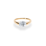 Facet 1ct Oval Ring