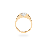 Facet 1ct Oval Ring