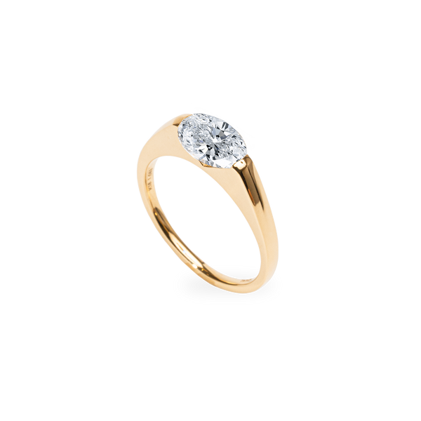 Facet 1ct Oval Ring - PRMAL
