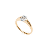 Facet 1ct Radiant Ring